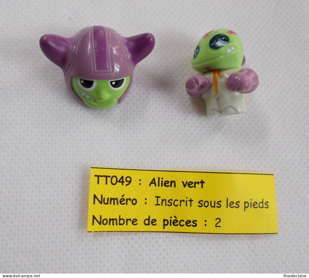 Kinder - Alien Vert - TT049 - Sans BPZ - Steckfiguren