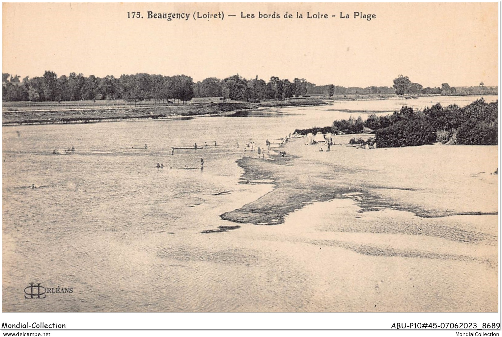 ABUP10-45-0981 - BEAUGENCY - Les Bords De La Loire - La Plage - Beaugency