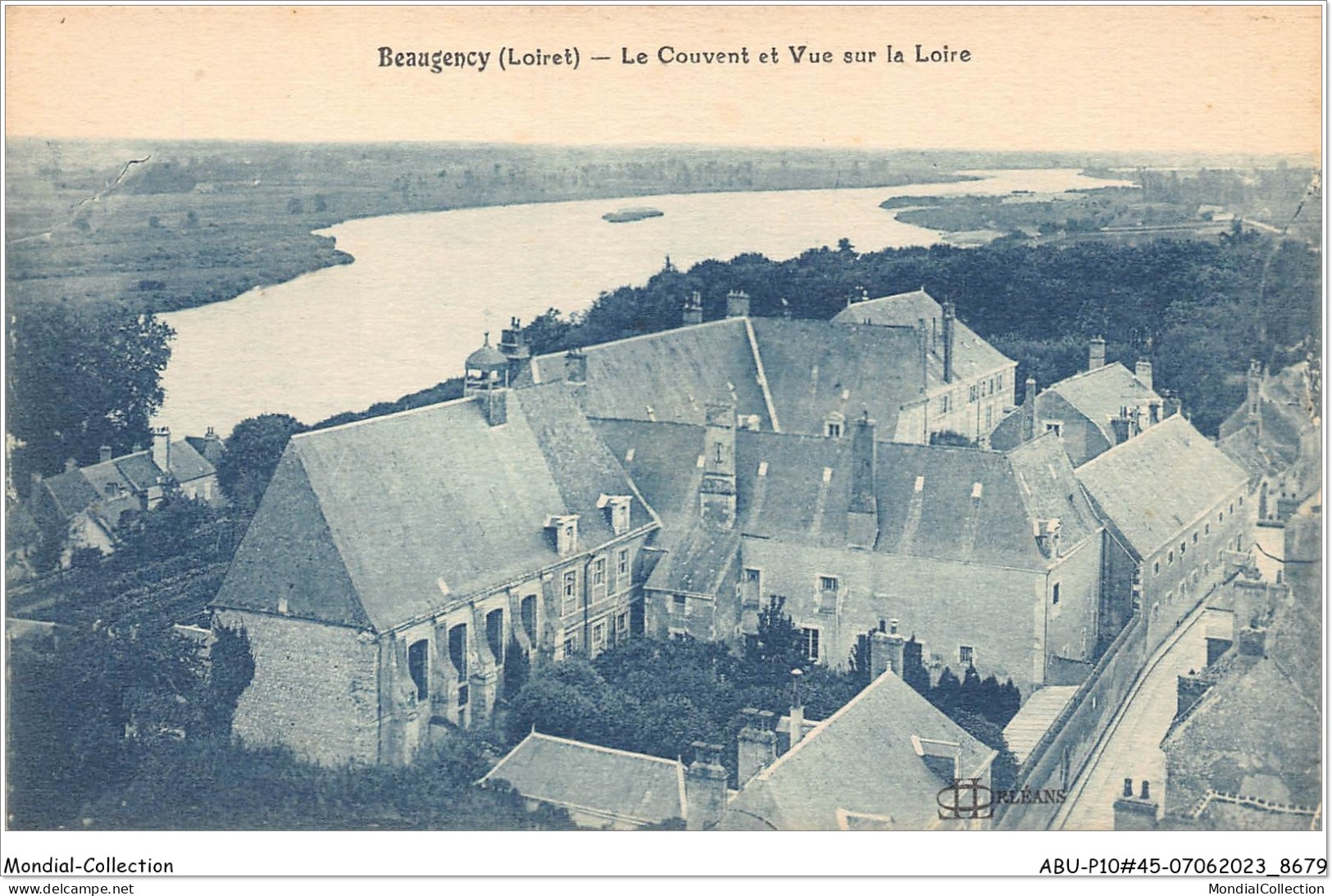 ABUP10-45-0976 - BEAUGENCY - Le Couvent Et Vue Sur La Loire - Beaugency