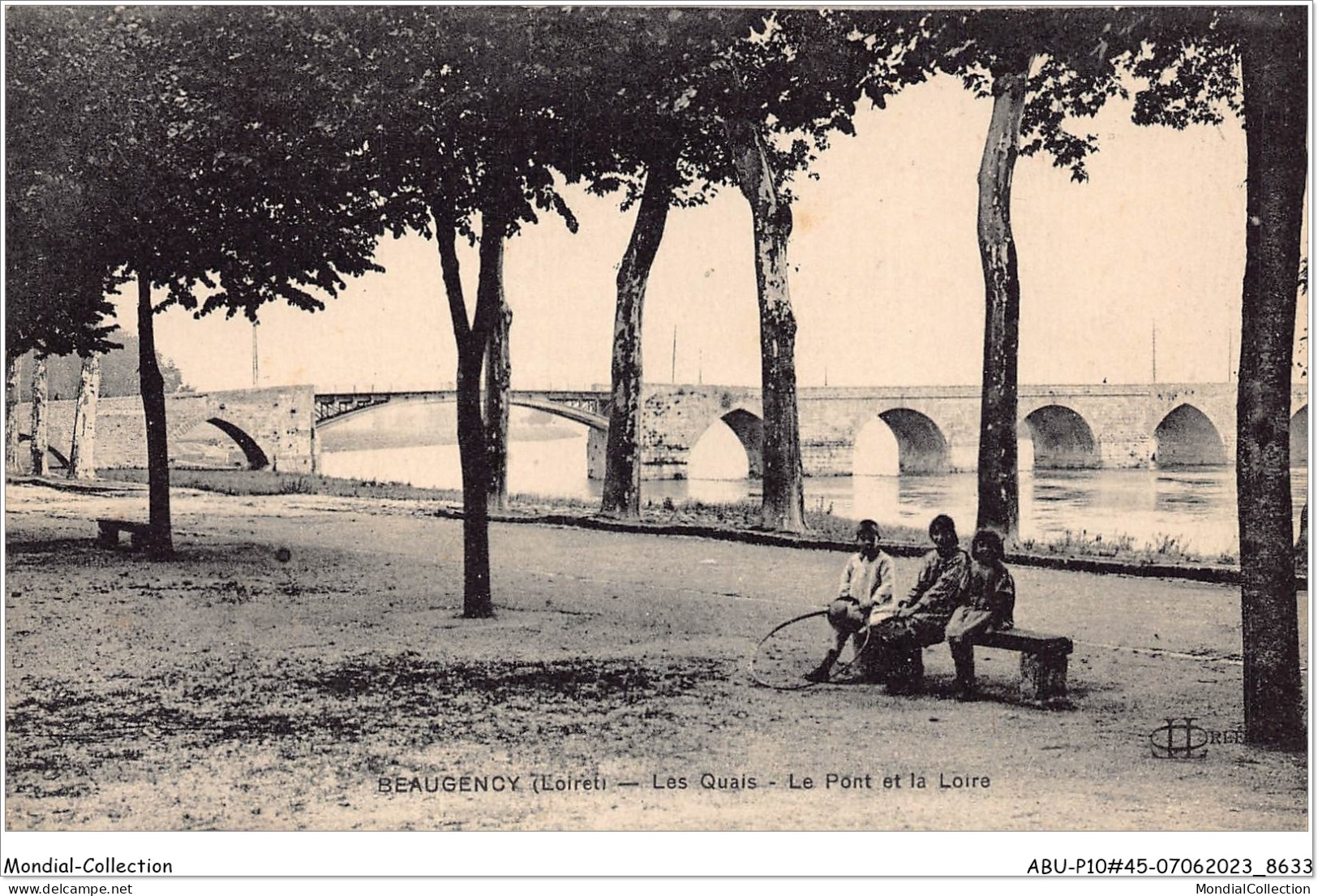 ABUP10-45-0953 - BEAUGENCY - Les Quais - Le Pont Et La Loire - Beaugency