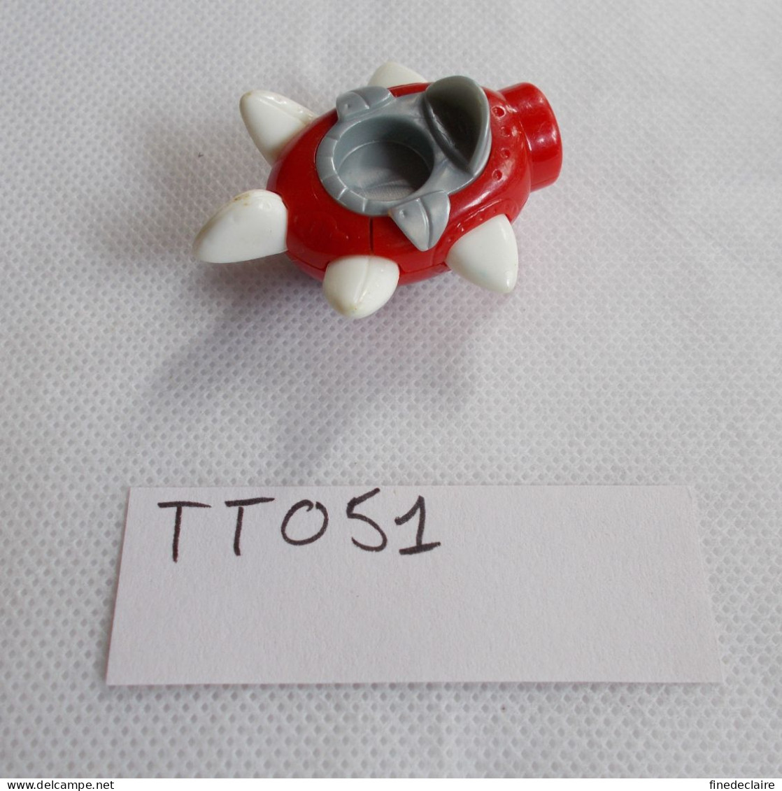 Kinder - Astronef Rouge Et Blanc - TT051 - Sans BPZ - Steckfiguren