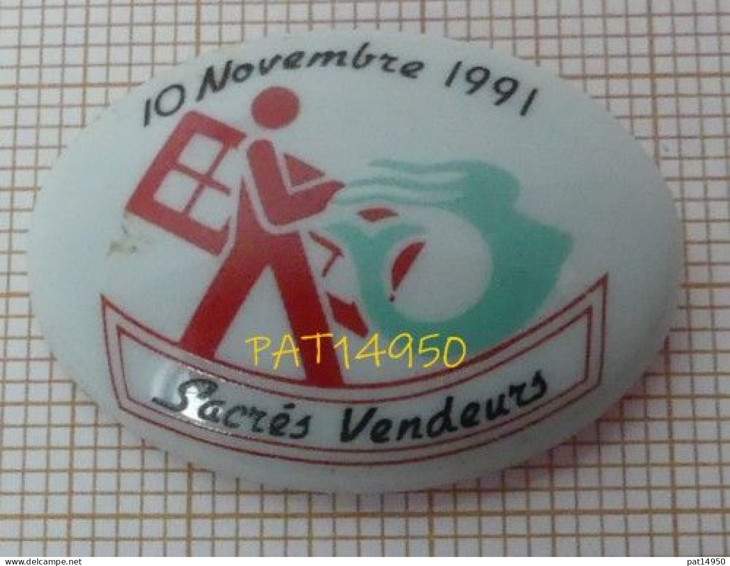 PAT14950 PORTE FENETRE  - SACRES VENDEURS  10 Novembre 1991  En  PORCELAINE De LIMOGES - Andere & Zonder Classificatie