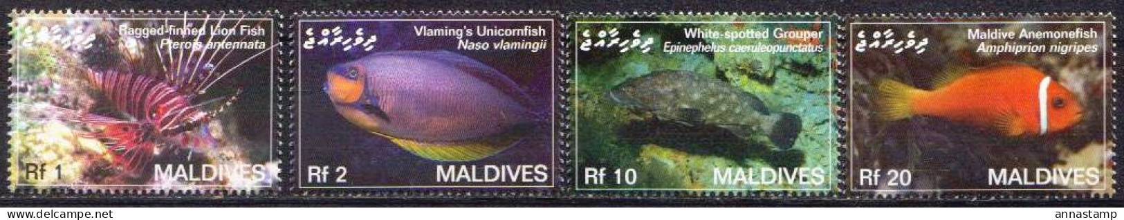 Maldives MNH Set - Fishes