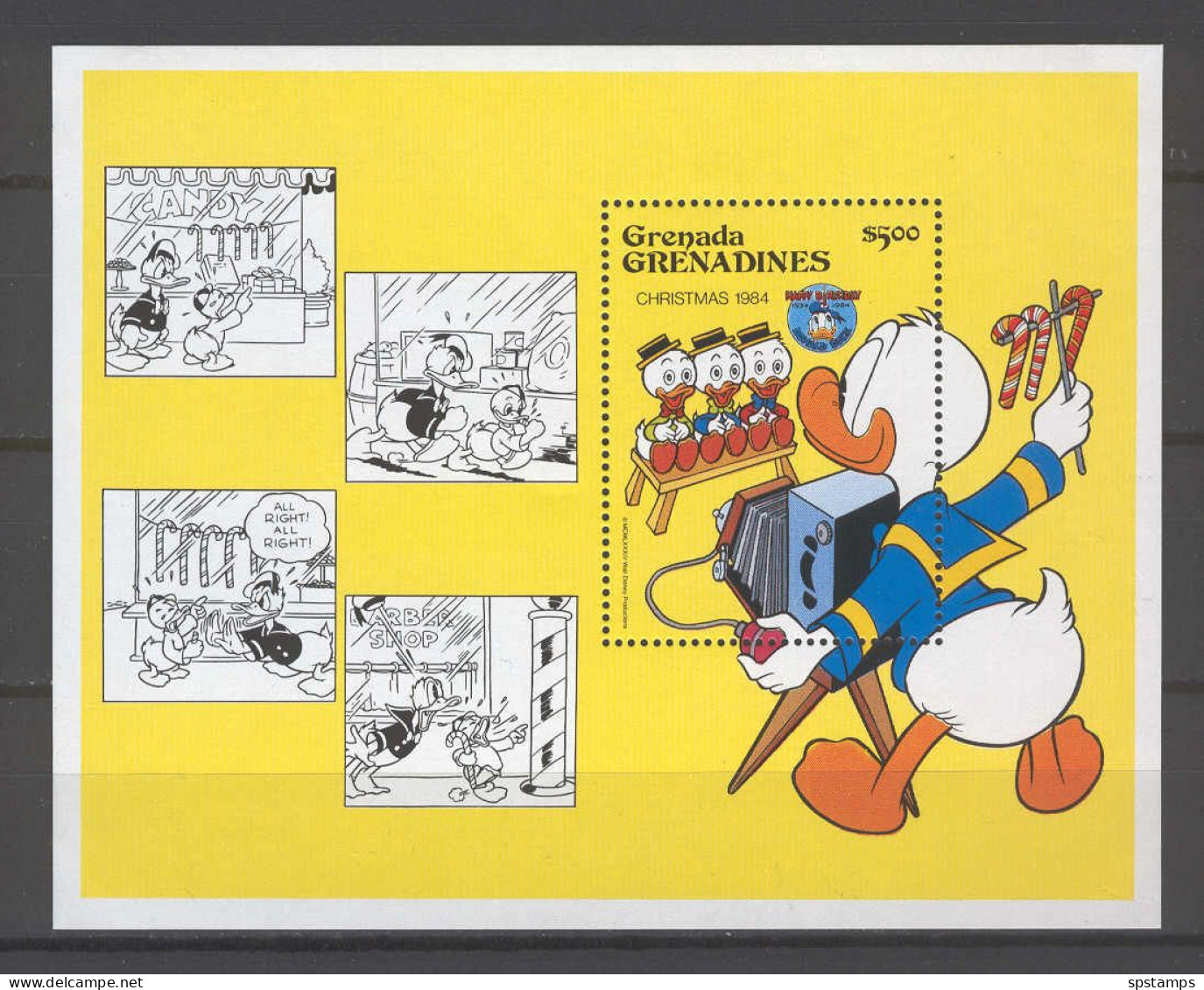 Disney Grenada Gr 1984 Christmas MS MNH - Disney