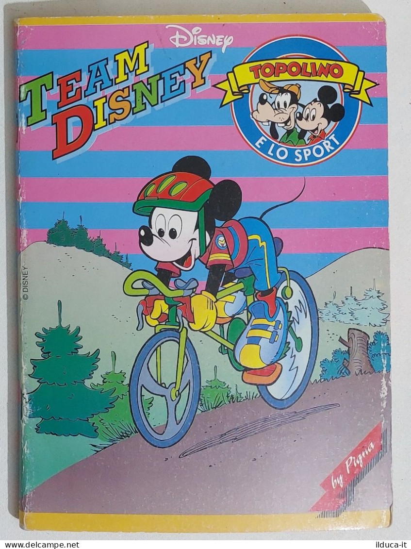 69696 Quaderno Scolastico - Team Disney - Elementari Righe - By Pigna - NUOVO - Collezioni