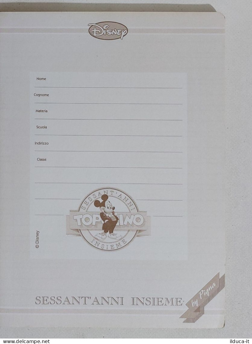 69696 Quaderno Scolastico - Team Disney - Elementari Righe - By Pigna - NUOVO - Sammlungen