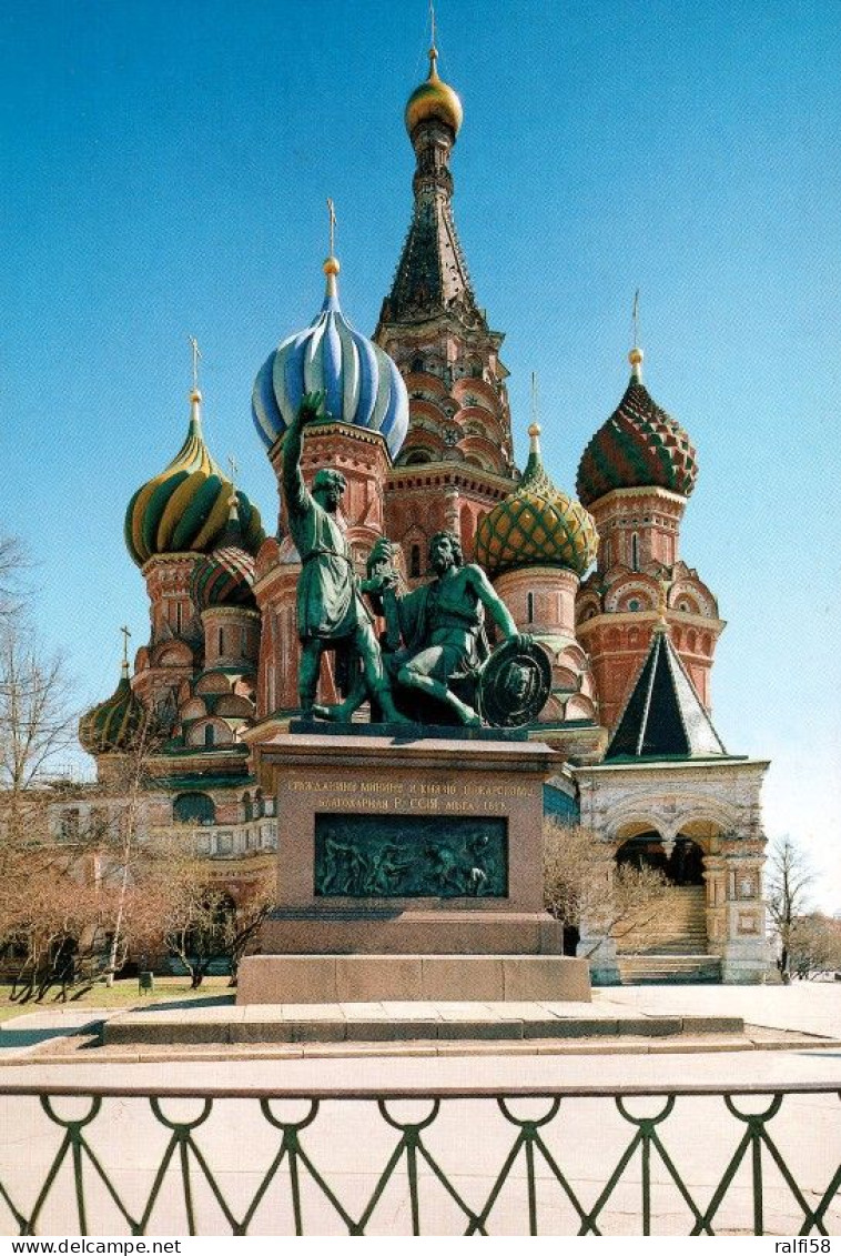 5 AK Russland / Russia * Ansichten Der Basilius-Kathedrale In Moskau - Seit 1990 UNESCO Weltkulturerbe * - Rusia