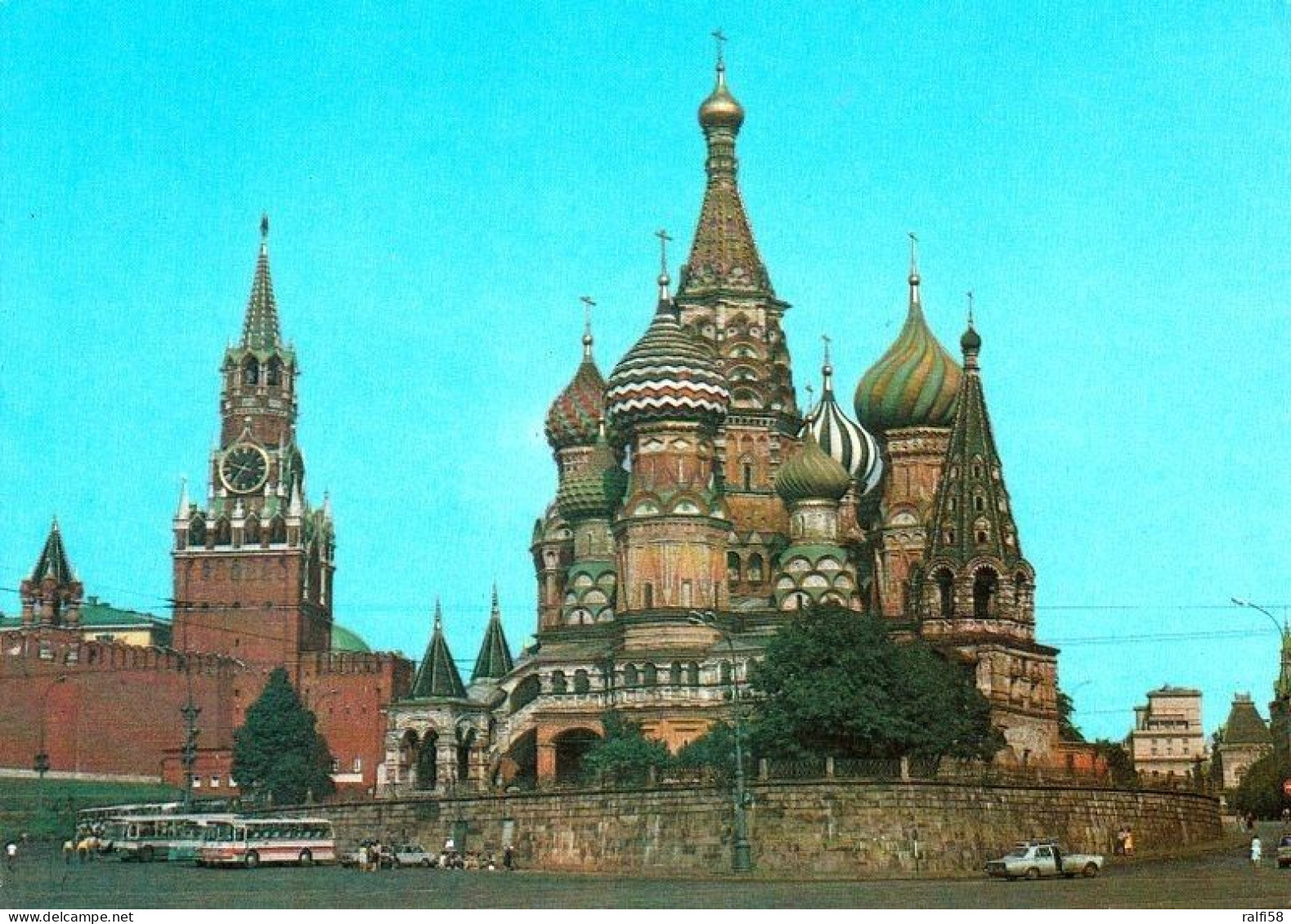 5 AK Russland / Russia * Ansichten Der Basilius-Kathedrale In Moskau - Seit 1990 UNESCO Weltkulturerbe * - Rusia