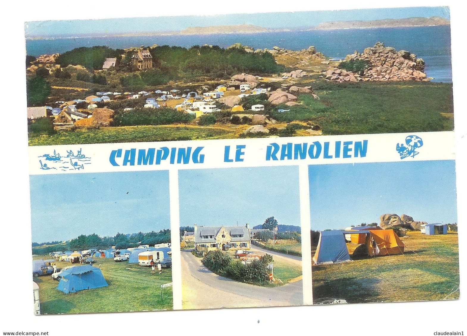 PLOUMANAC'H En PERROS GUIREC - Camping LE RANOLIEN - Bon état - Ploumanac'h