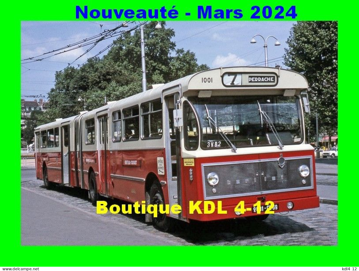 ACACF Car 61 - Autobus Berliet PH12/180 Aux Brotteaux - LYON - Rhône - Autobús & Autocar