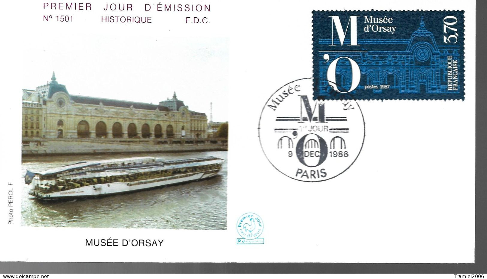 FRANCE 1986 - YT 2451 - Musée D'Orsay - 09.12.1986 - 1980-1989