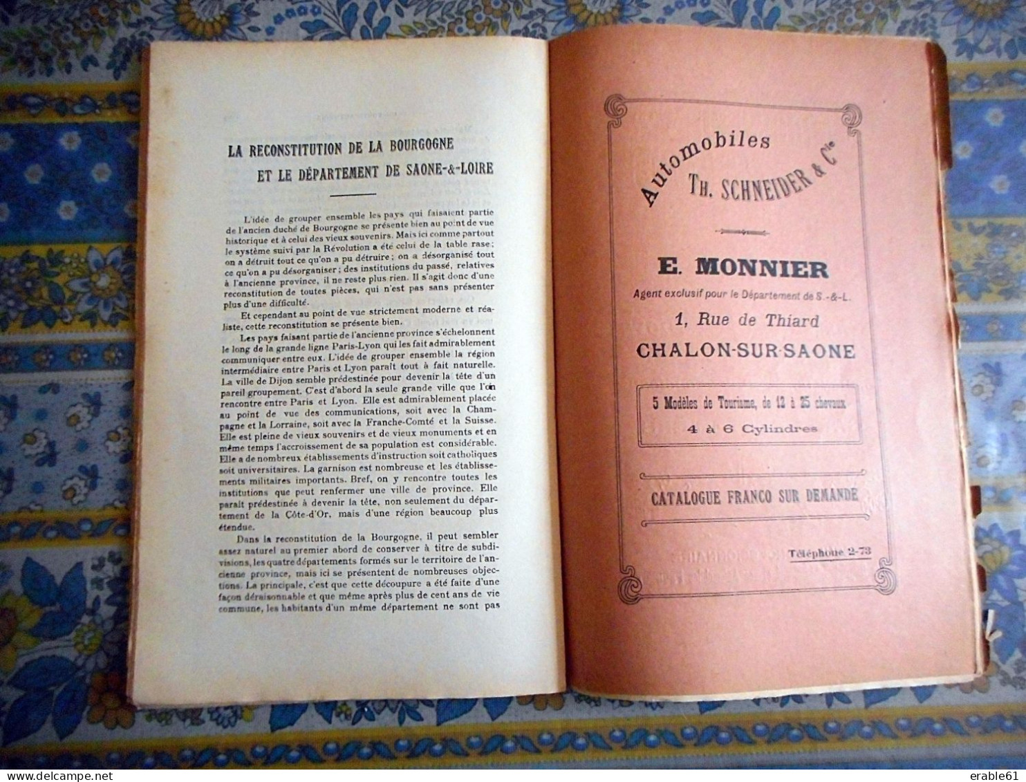 LA BOURGOGNE ROYALISTE 1911 N° 4 CHALON SUR SAONE Voir Sommaire Couverture 1ere Photp - Bourgogne