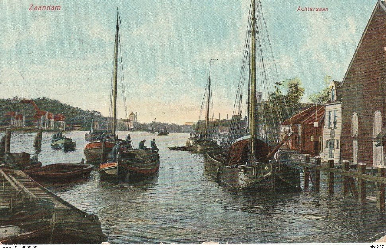 Zaandam Achterzaan Scheepvaart # 1909   4193 - Zaandam