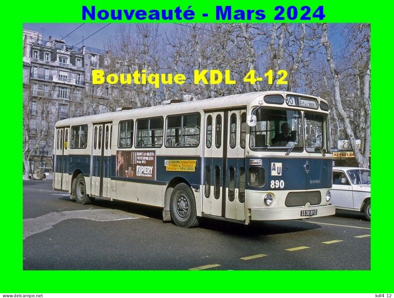 ACACF Car 62 - Autobus Berliet PH - MARSEILLE - Bouches-du-Rhône - Buses & Coaches