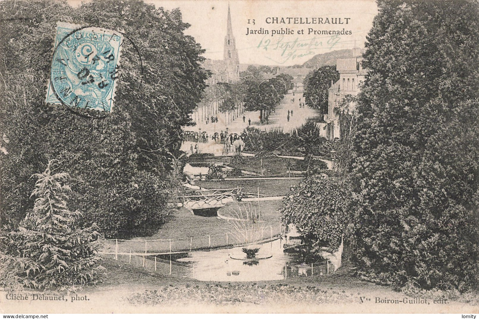 Destockage Lot De 7 Cartes Postales CPA De La Vienne Poitiers Chatellerault Isle Jourdain Angles Sur Anglin - 5 - 99 Karten