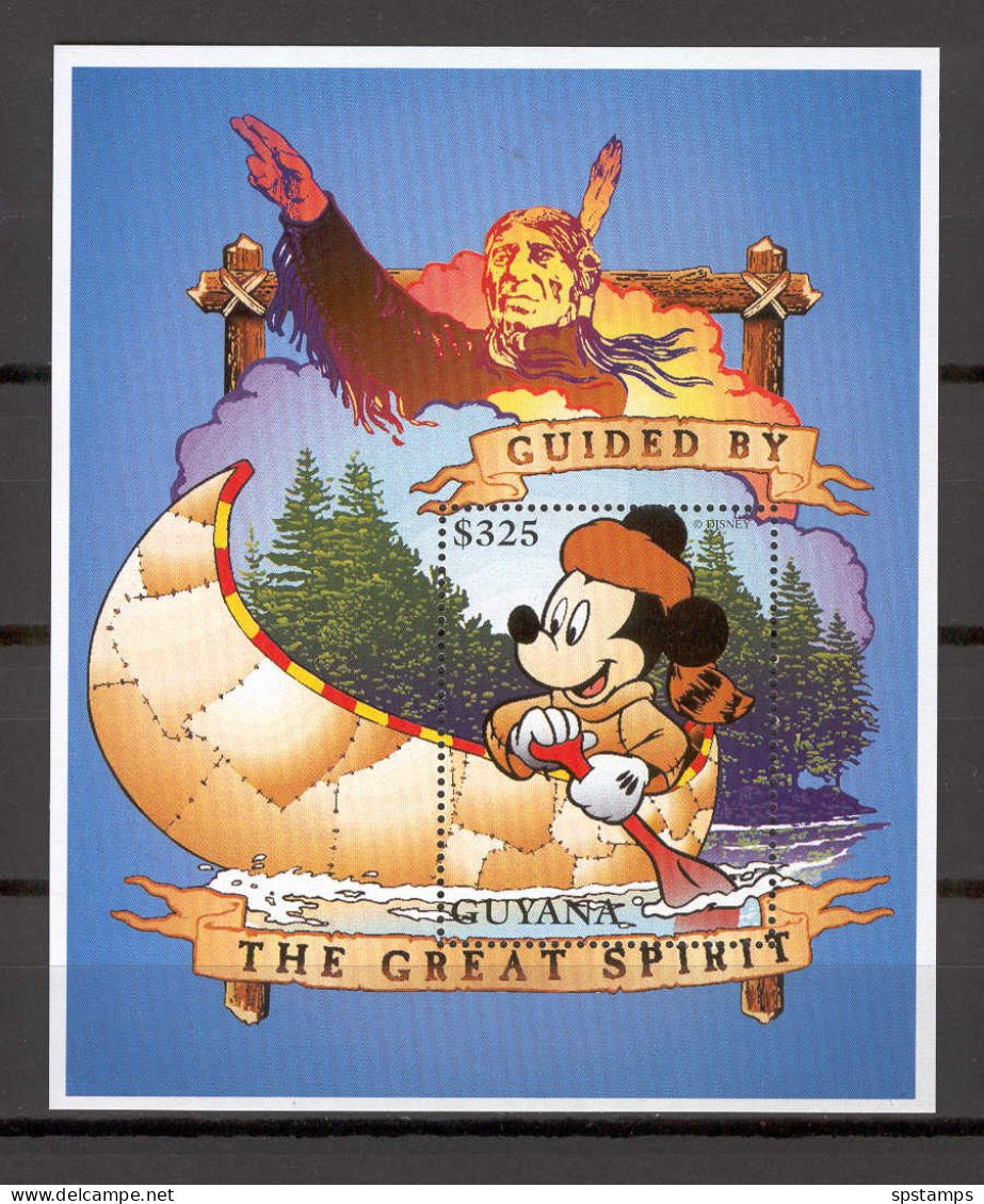 Disney Guyana 1996 The Great Spirit MS MNH - Disney