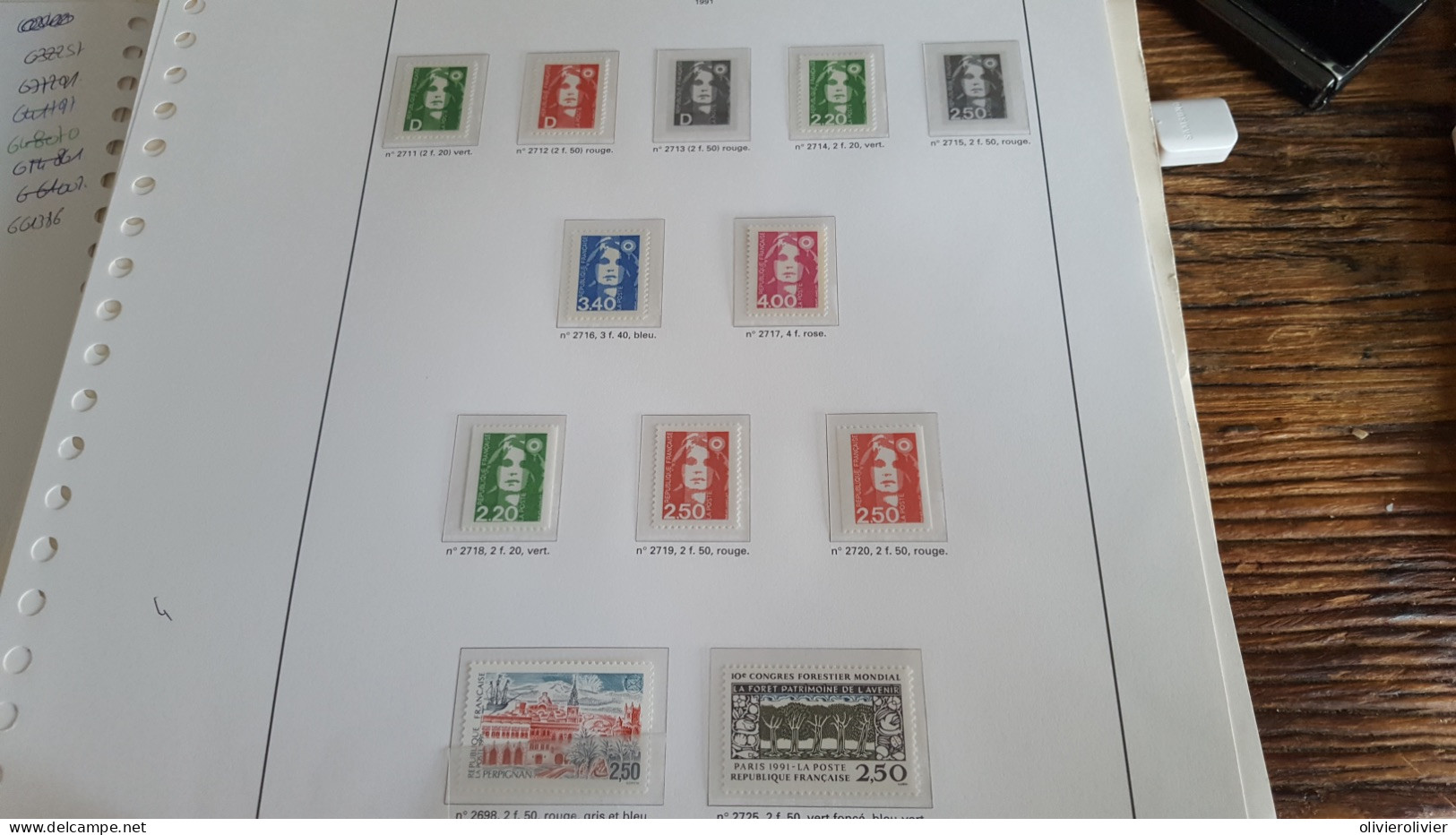 REF A1712  FRANCE NEUF** EXTRAIT 1991  BLOC - Unused Stamps