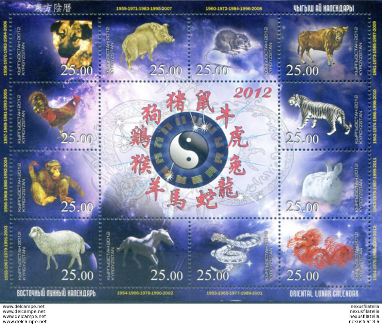 Zodiaco Cinese 2012. - Kirghizstan