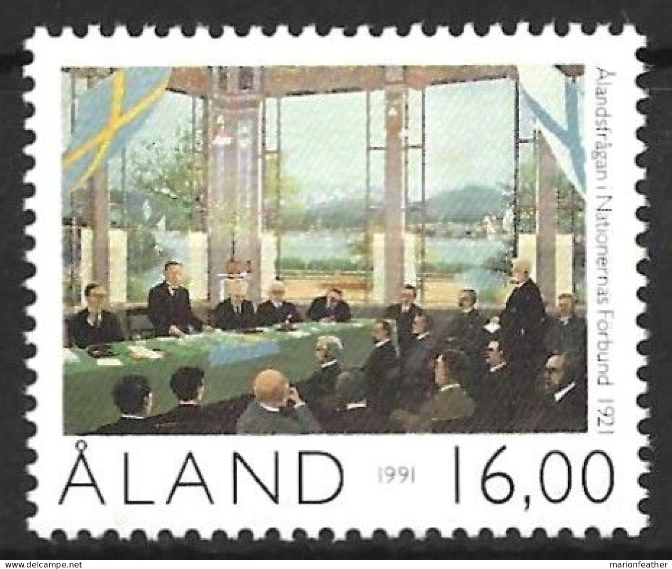 ALAND...." 1991.."......AUTONOMY.....SG52.....(CAT.VAL.£9..).......MNH..... - Aland