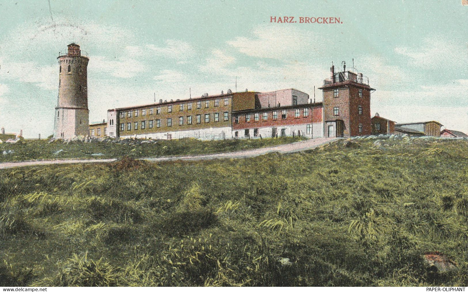 0-3706 WERNIGERODE, Brocken, 1911 - Wernigerode