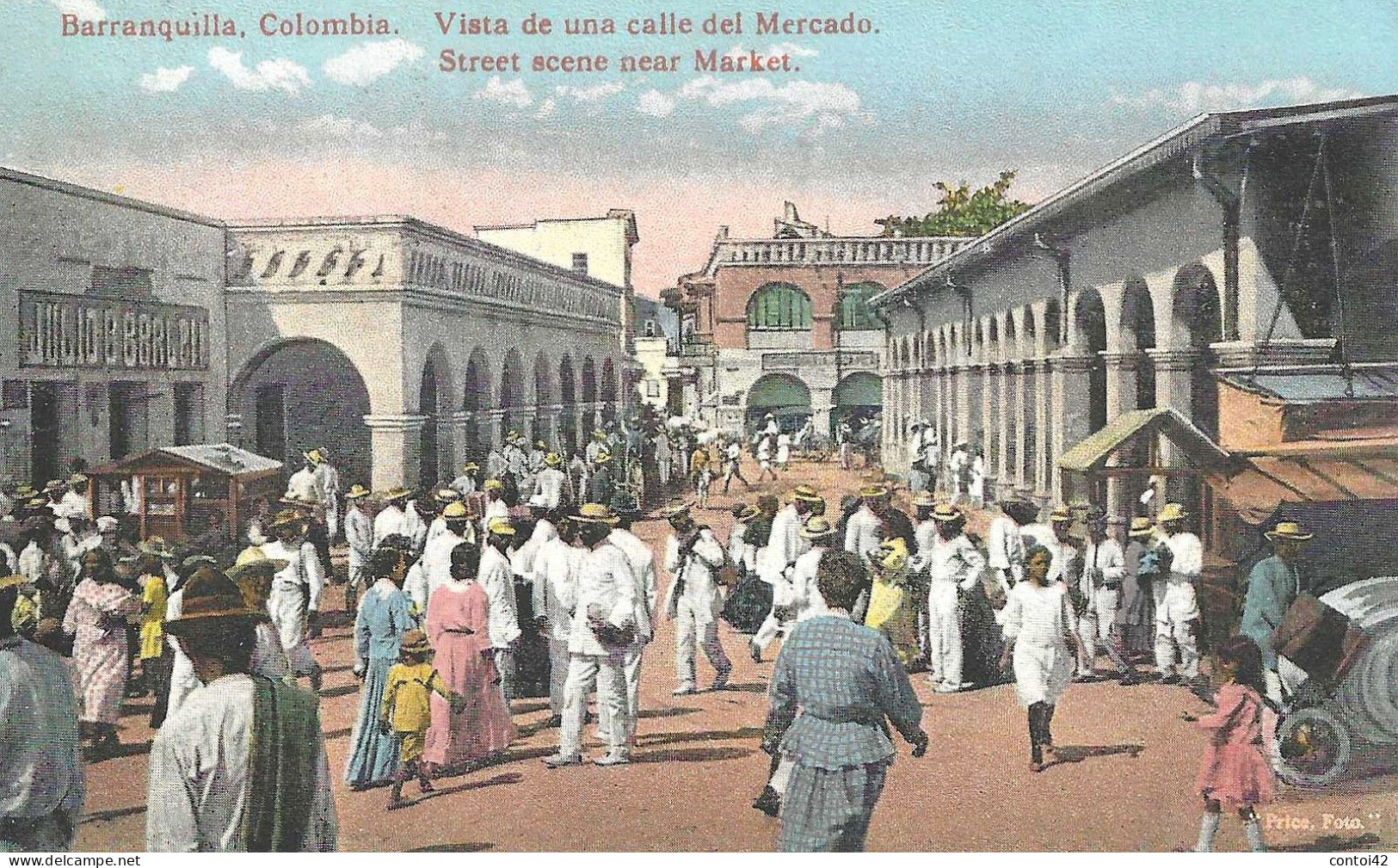 BARRANQUILLA REPUBLICA DE COLOMBIA COLOMBIE CALLE DE MERCADO MARKET AMERIQUE - Kolumbien