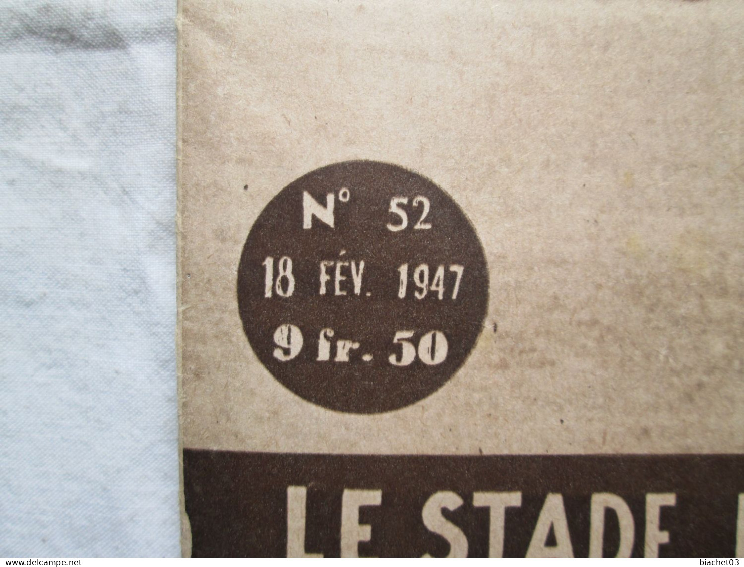 BUT  N°52 1947 - Sport