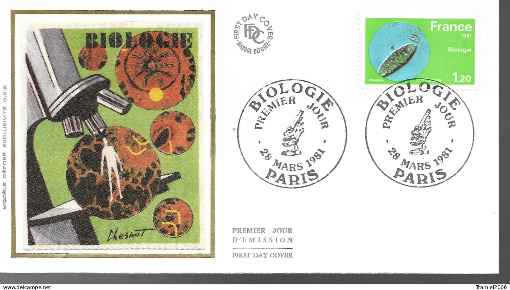 FRANCE 1981 - YT 2127 - Biologie - 28.03.1981 - 1980-1989