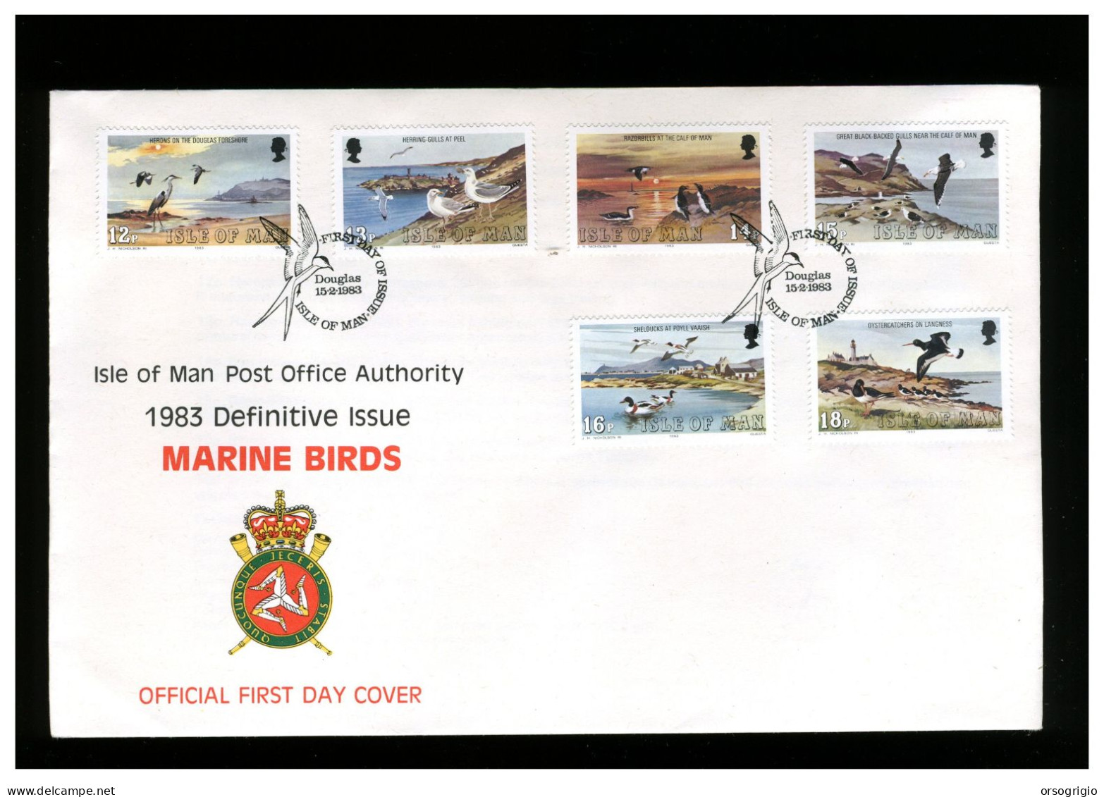 ISLE OF MAN - FDC 1983 - Isle Of Man