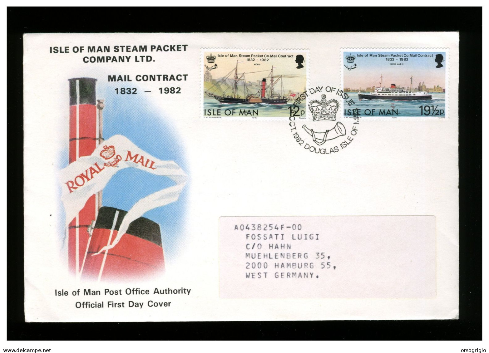 ISLE OF MAN - FDC 1982 - Man (Insel)