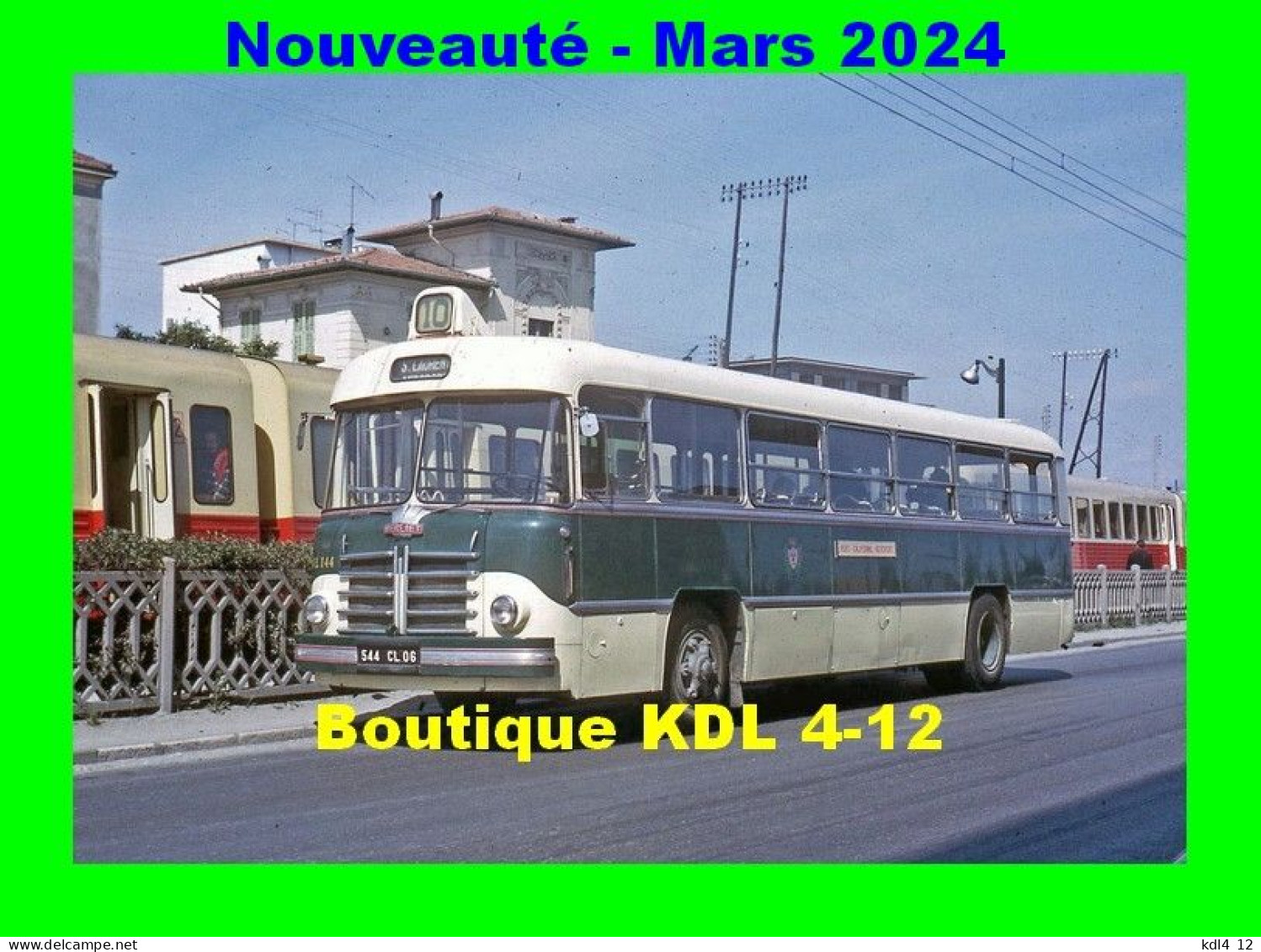 ACACF Car 64 - Autobus Berliet PLR - SAINT-LAURENT DU VAR - Alpes Maritimes - TNL - Transport Urbain - Auto, Autobus Et Tramway