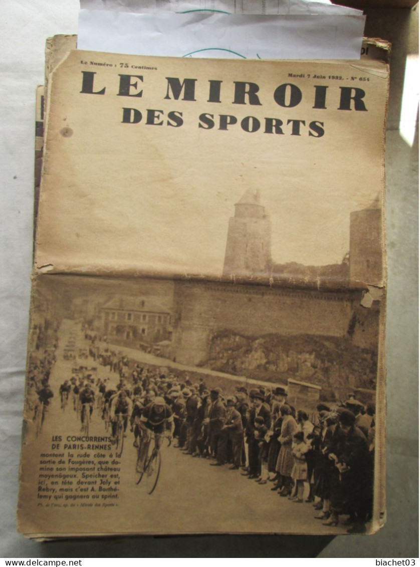 LE MIROIR DES SPORTS  N°654  1932 - Deportes