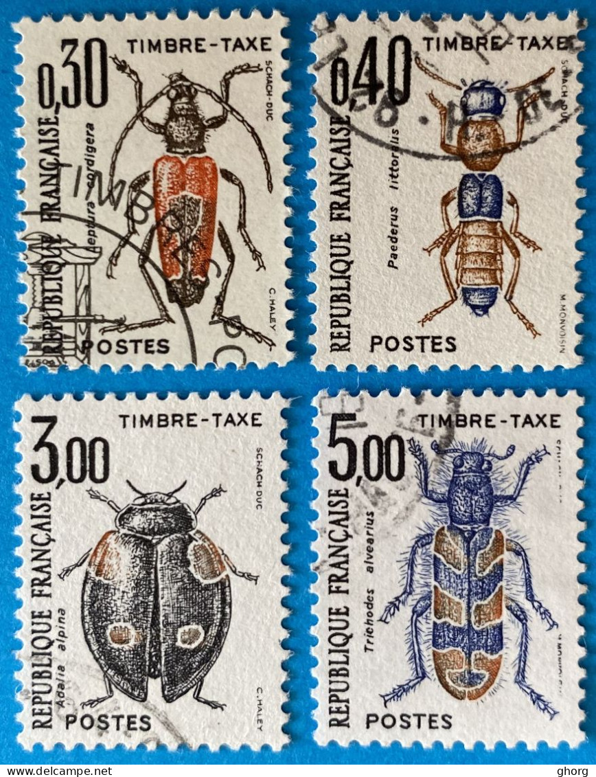 France 1983 : Insectes, Coléoptères N° 109 à 112 Oblitéré - 1960-.... Gebraucht