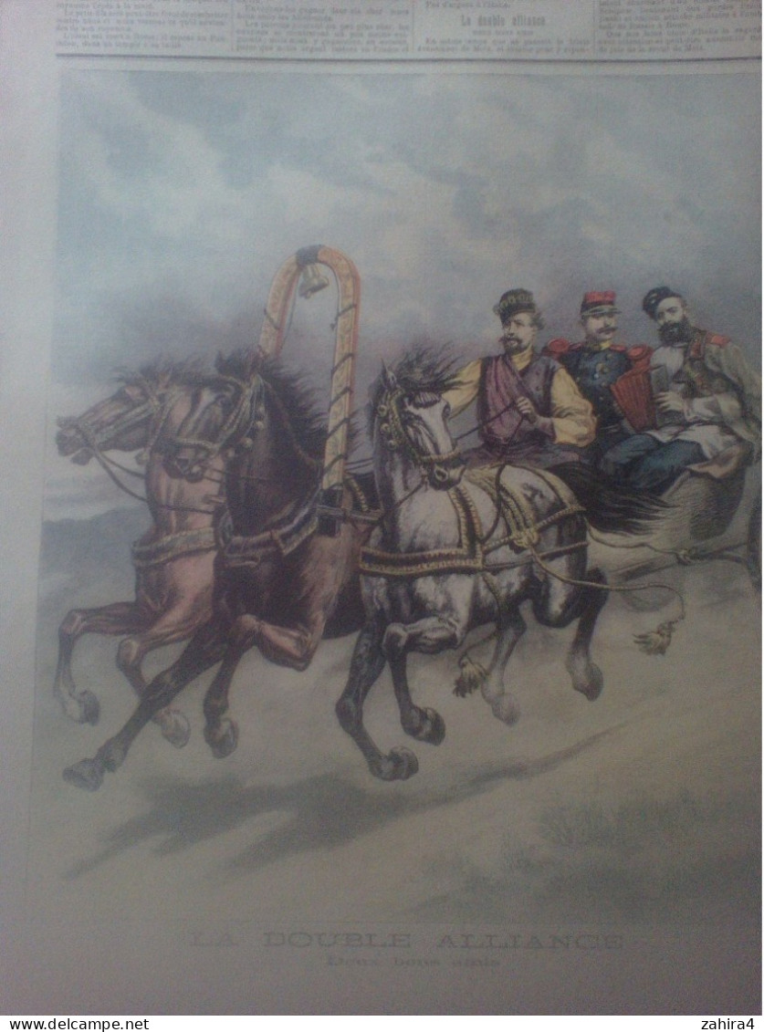 Le Petit Journal N°147 Triple Alliance Petit-fils Caporal Zouave Troïka Aquarelle M De Schipow Partition E R De Beauvoir - Magazines - Before 1900