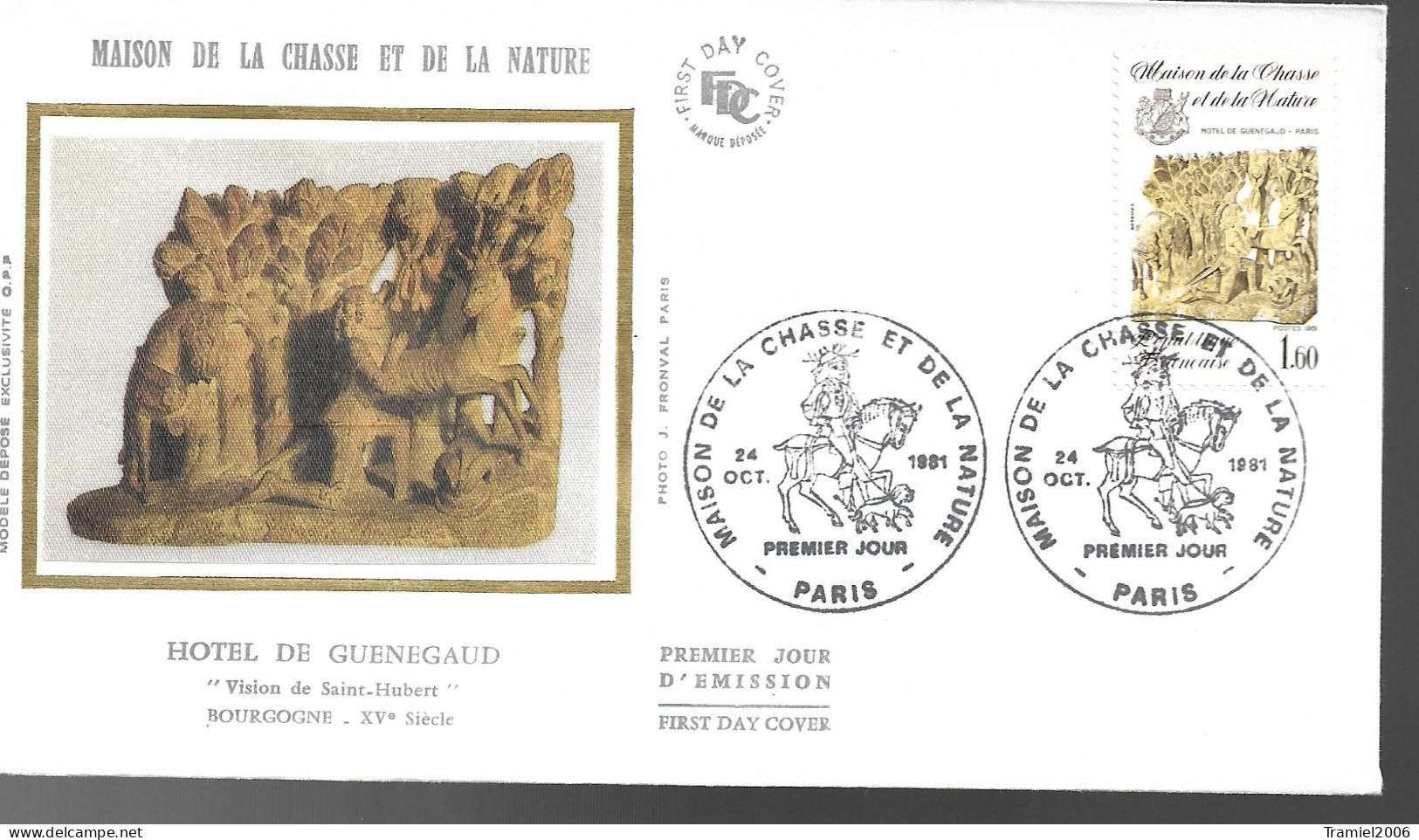 FRANCE 1981 - YT 2171 - Maison De La Chasse Et De La Nature - 24.10.1981 - 1980-1989