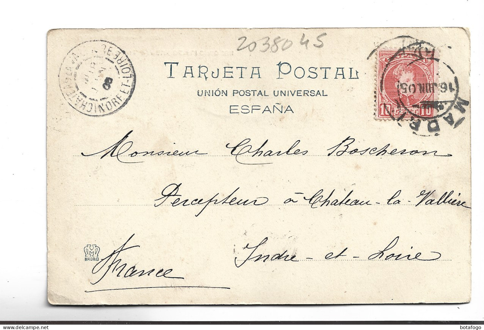 CPA MADRID  ENTRADA AL PARQUE DE ALFONSO XIII En 1905! (voir Timbre) - Madrid