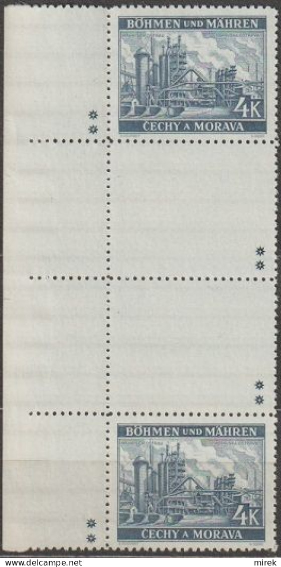 065/ Pof. 37; Border Conjunction, Plate Mark ++ - Unused Stamps