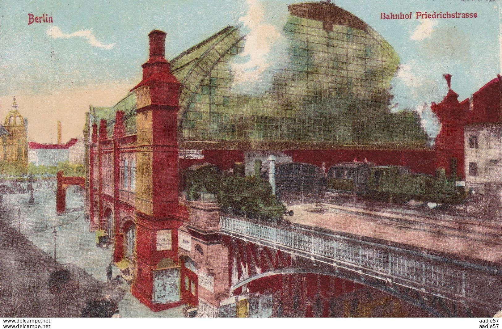 Berlin Bahnhof Friedrichstrasse Steamloc - Bahnhöfe Mit Zügen