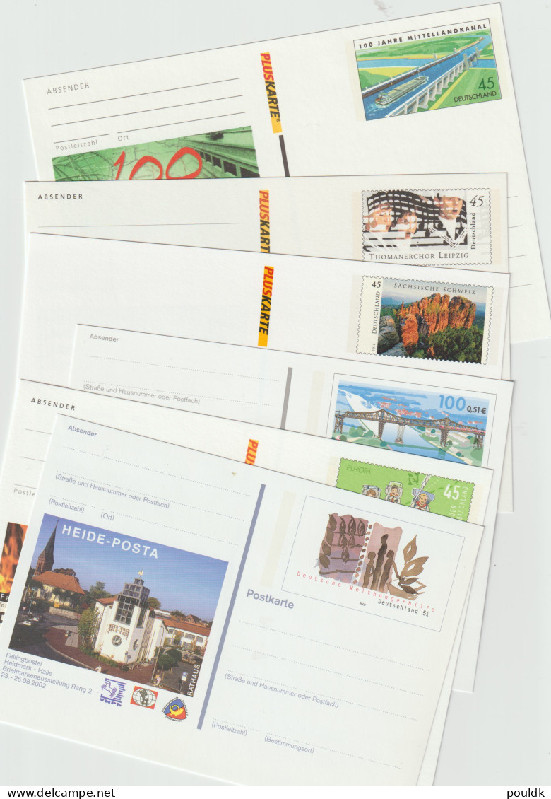 Deutschland Ganzsachen - Germany Postal Stationary Valid For Postage. Postal Weight Approx 0,150 Kg. Please Read - Postcards - Mint