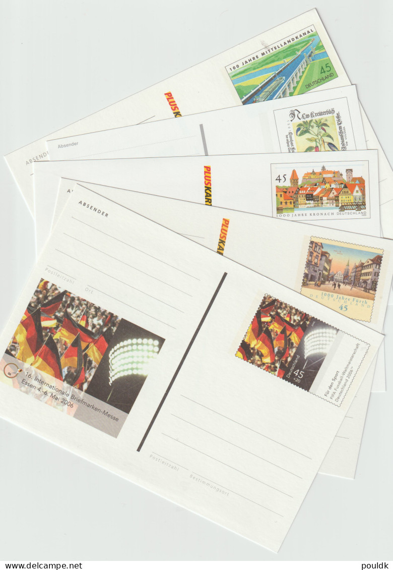 Deutschland Ganzsachen - Germany Postal Stationary Valid For Postage. Postal Weight Approx 0,150 Kg. Please Read - Postcards - Mint