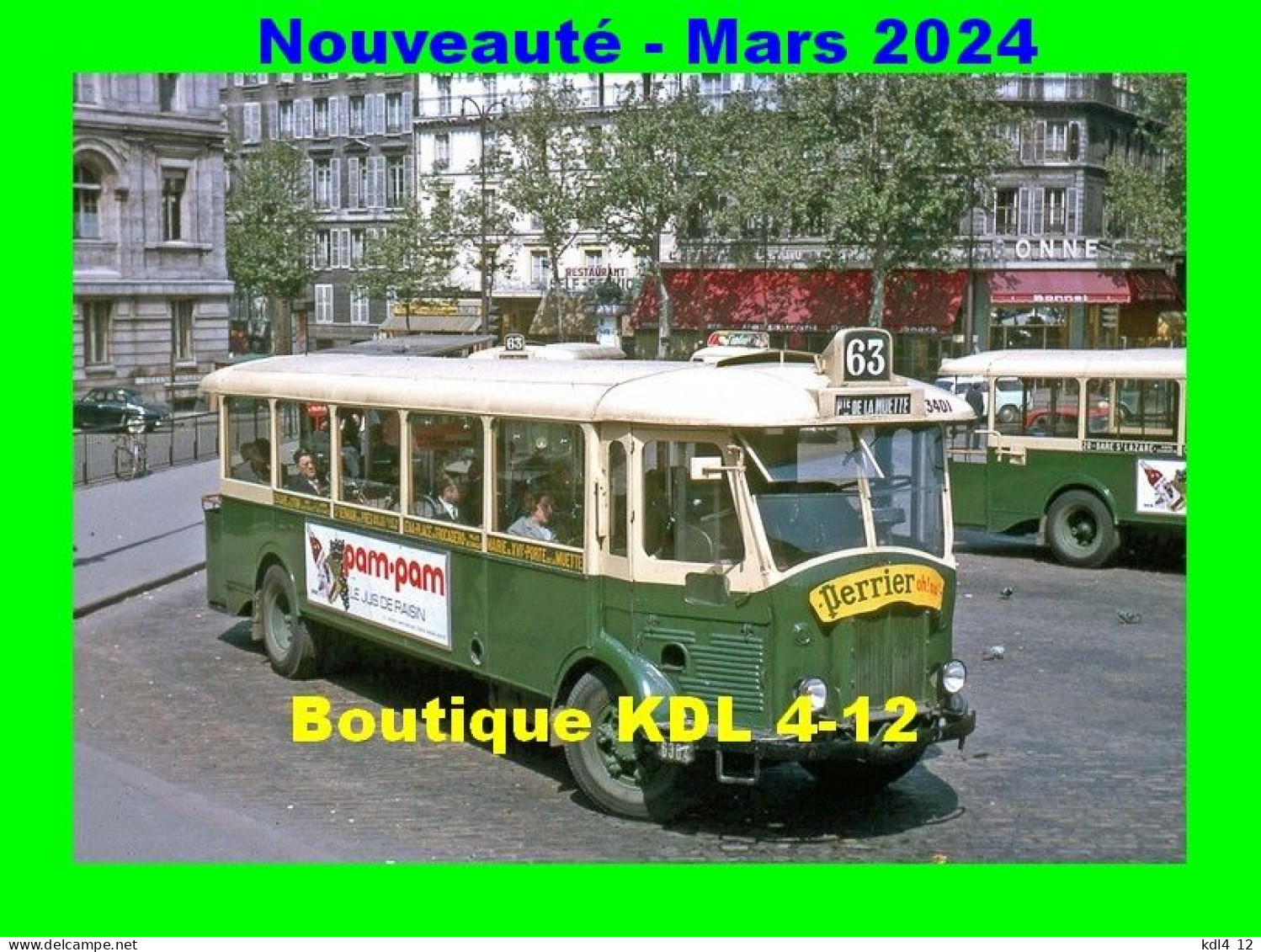 ACACF Car 65 - Autobus Renault TN 4 Devant La Gare De Lyon - PARIS - Seine - RATP - Trasporto Pubblico Stradale