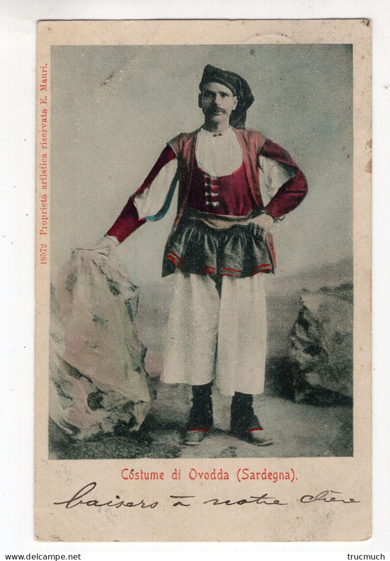 ITALIE - SARDAIGNE - Costume Di OVODDA  *1902* - Otros & Sin Clasificación