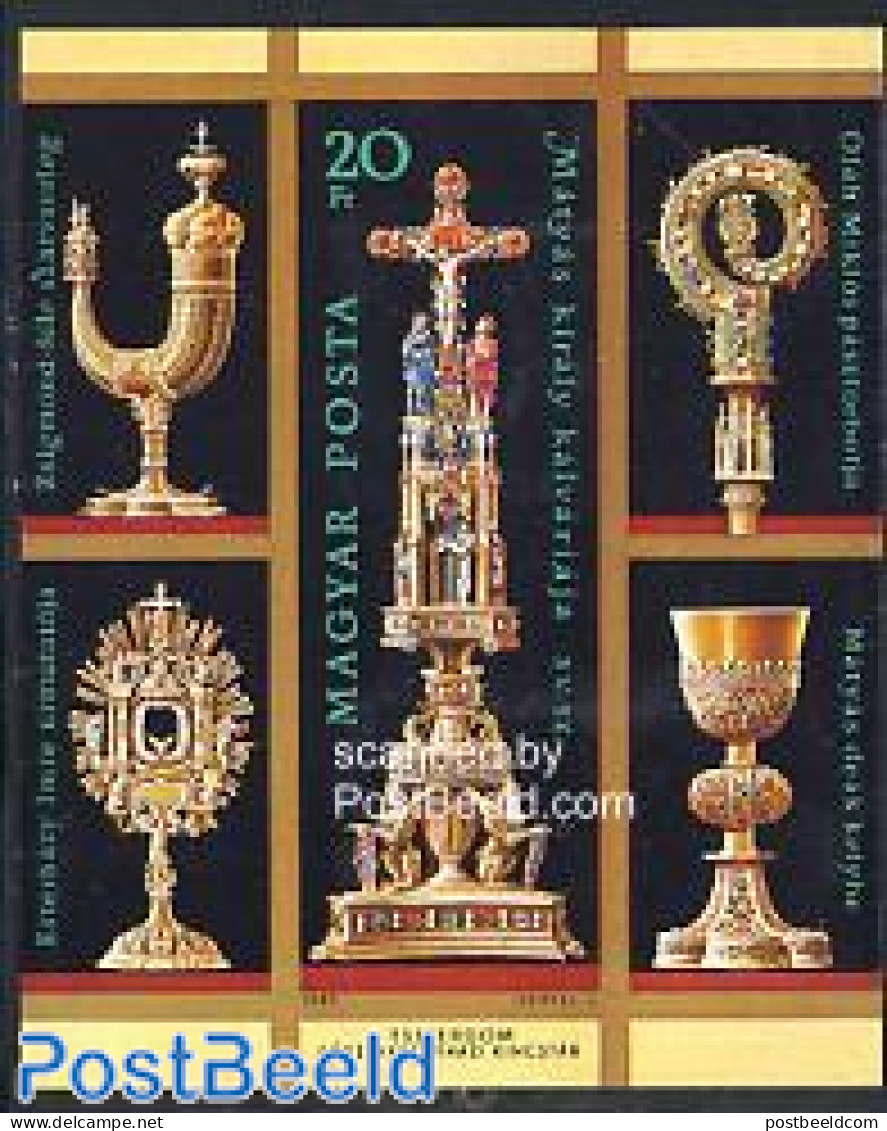 Hungary 1987 Treasures S/s Imperforated, Mint NH, Art - Art & Antique Objects - Nuevos