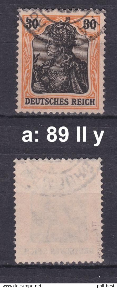 DR 89 II Y, BPP - Geprüft, Gestempelt; #E638a - Usados