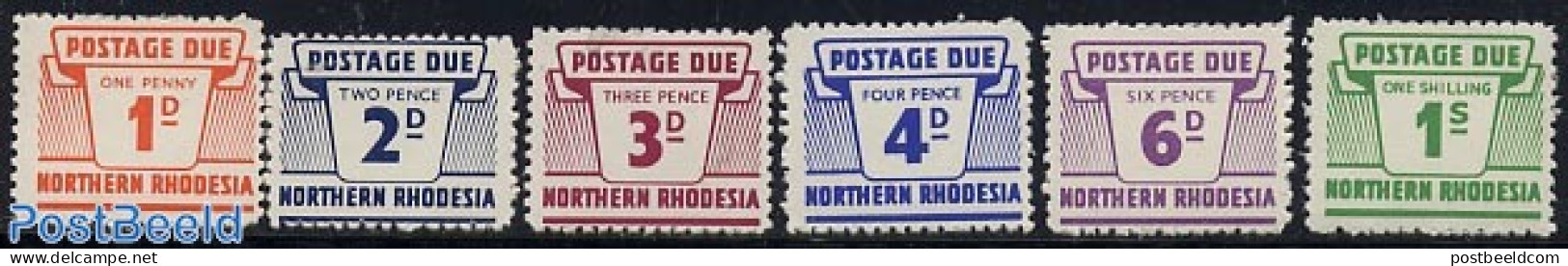 Rhodesia, North 1963 Postage Due 6v, Unused (hinged) - Noord-Rhodesië (...-1963)
