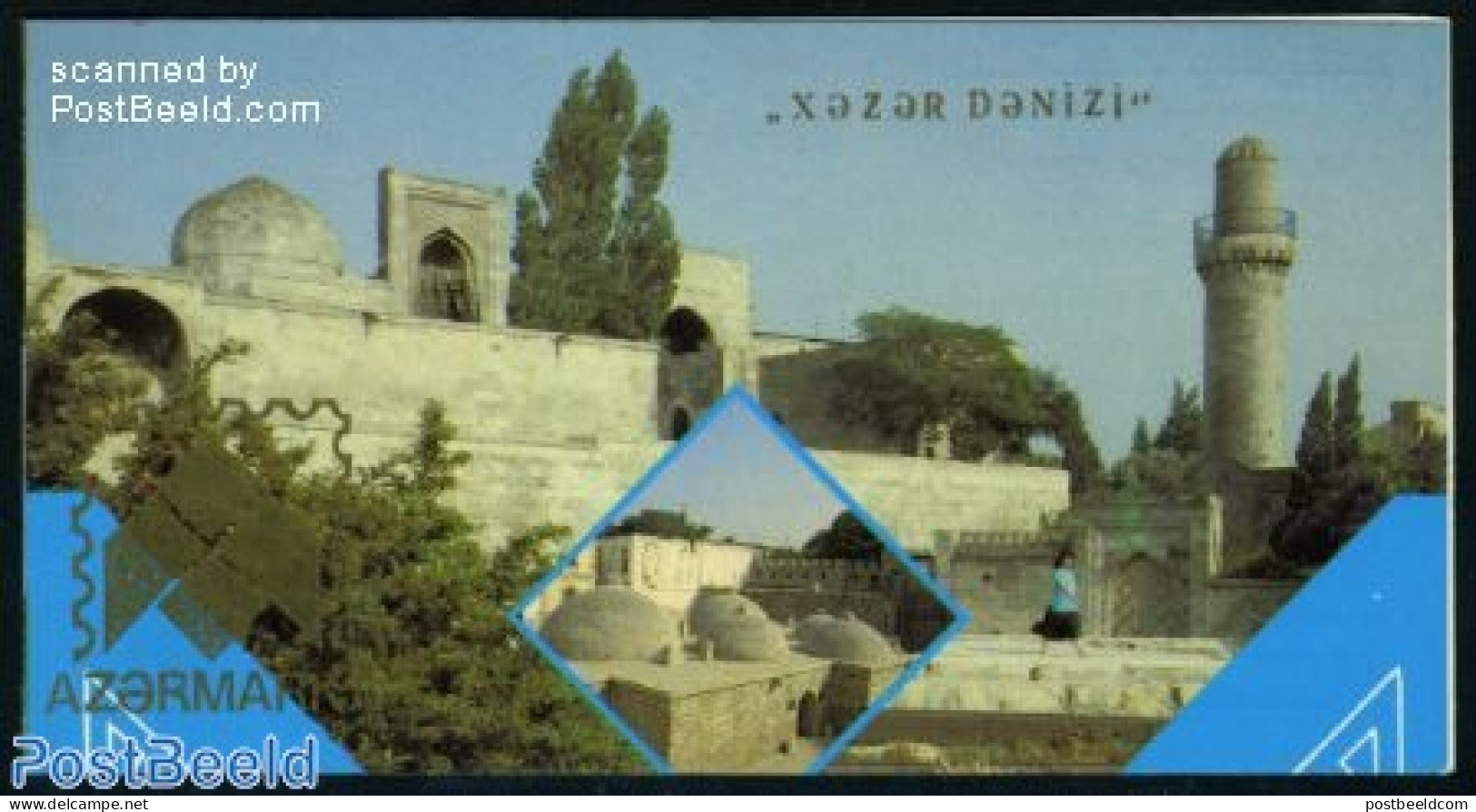Azerbaijan 1992 Definitives Booklet, Mint NH, Stamp Booklets - Sin Clasificación