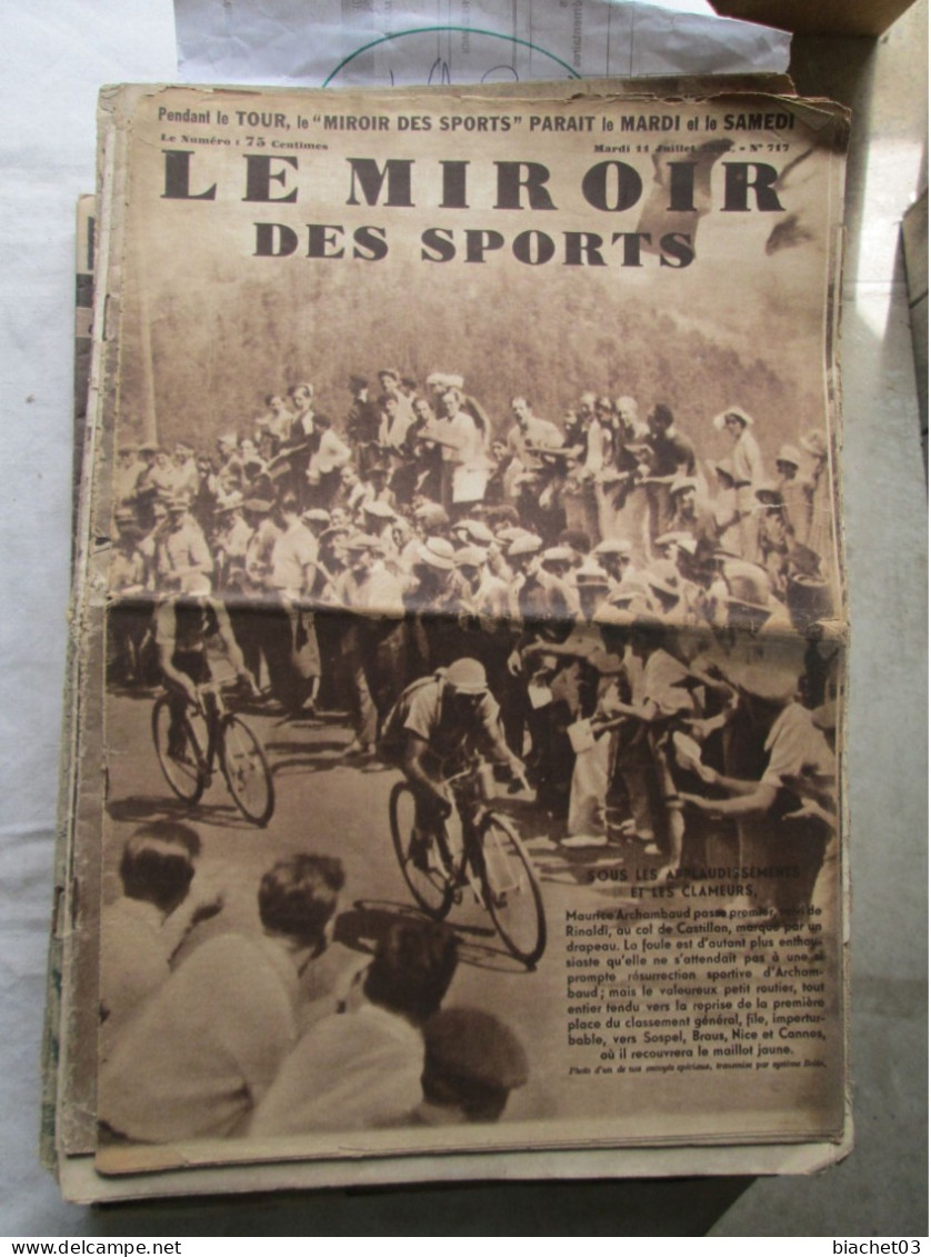 LE MIROIR DES SPORTS  N°717  1933 - Deportes