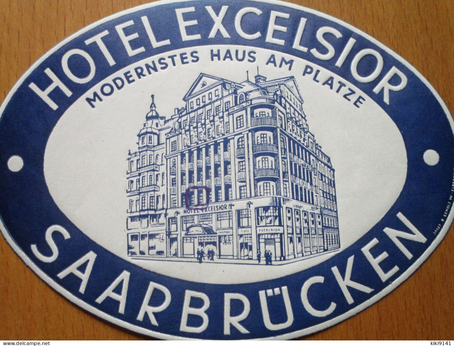 HOTEL EXCELSIOR - Modernstes Haus Am Platze (étiquette De Bagage) - Saarbruecken