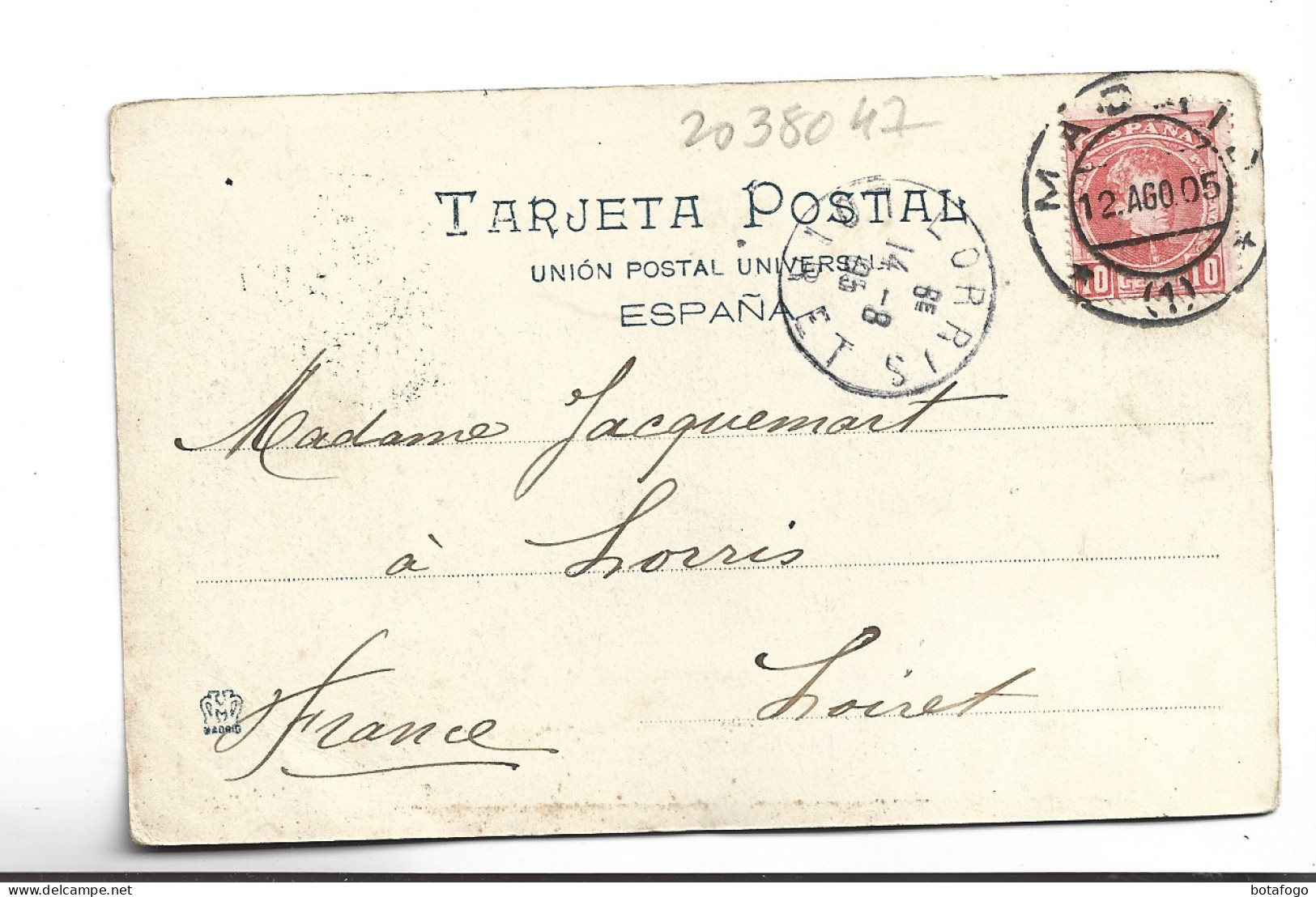 CPA SEVILLA PARQUE DE MARIE LOUISA  En 1905! (voir Timbre) - Sevilla