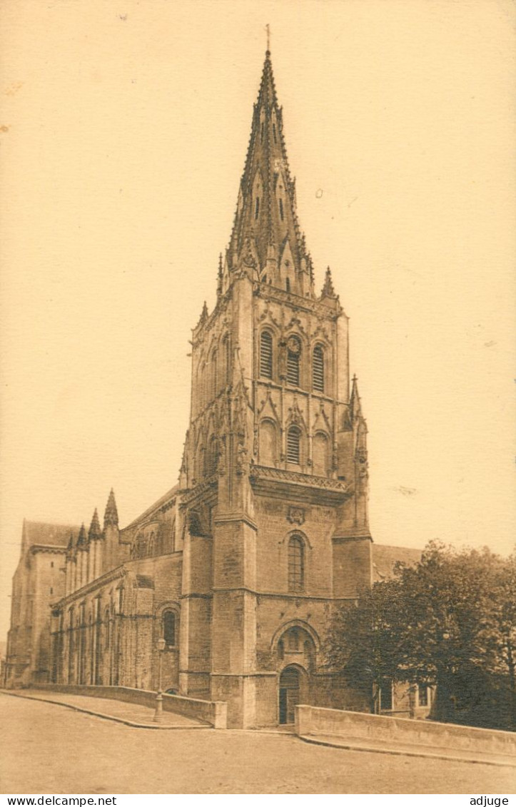 79- SAINT-MAIXENT _ L'Église - R. Bergevin, édition Artistique N° 13696 * TBE - Saint Maixent L'Ecole