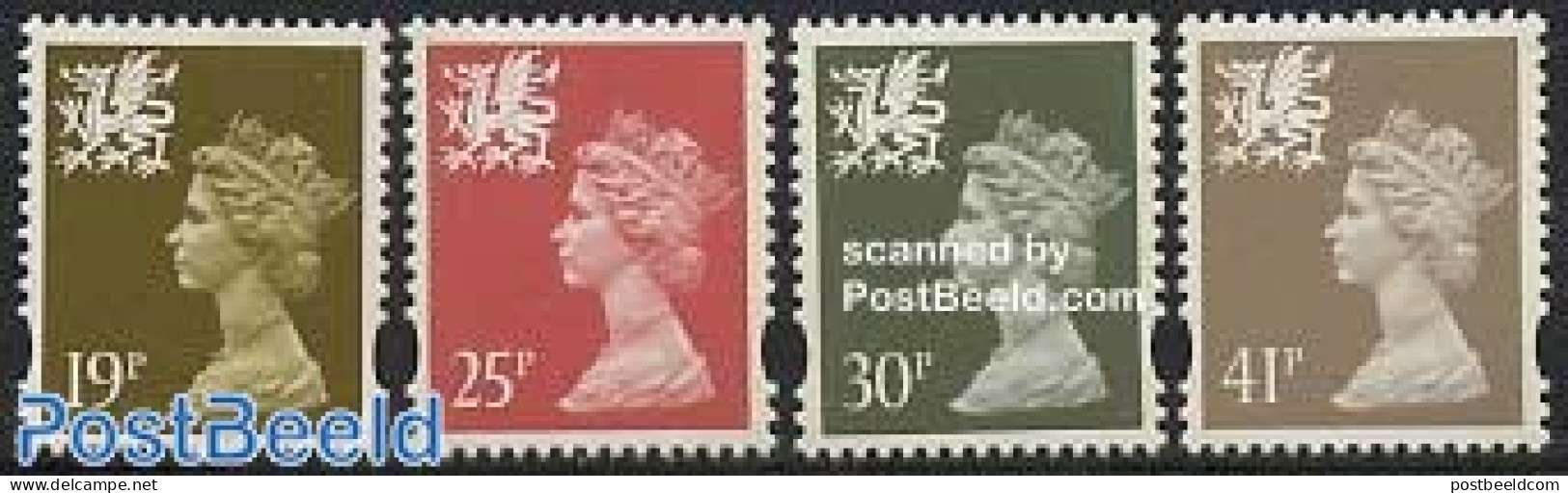 Great Britain 1993 Wales 4v, Mint NH - Nuevos